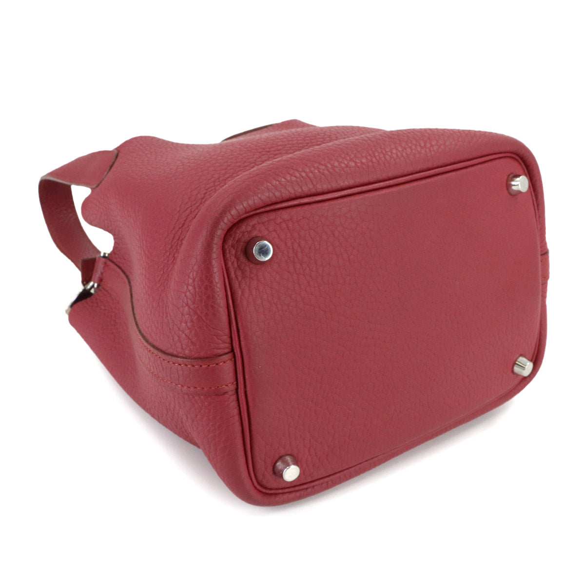 Picotin Lock PM Hand Bag Taurillon Clemence Bois de Rose