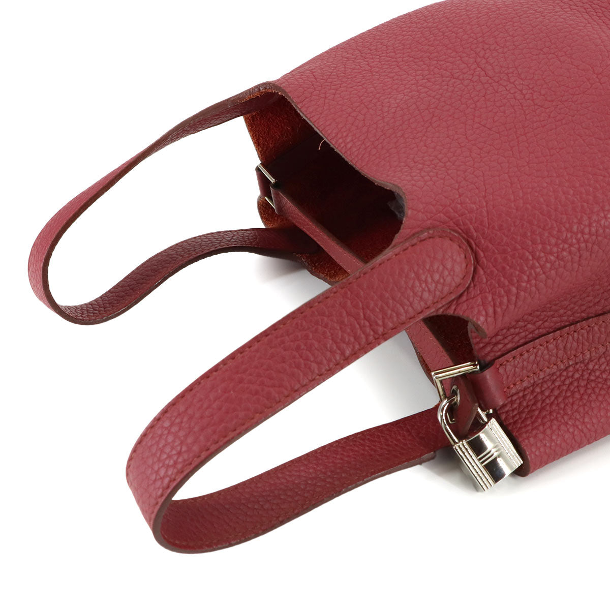 Picotin Lock PM Hand Bag Taurillon Clemence Bois de Rose