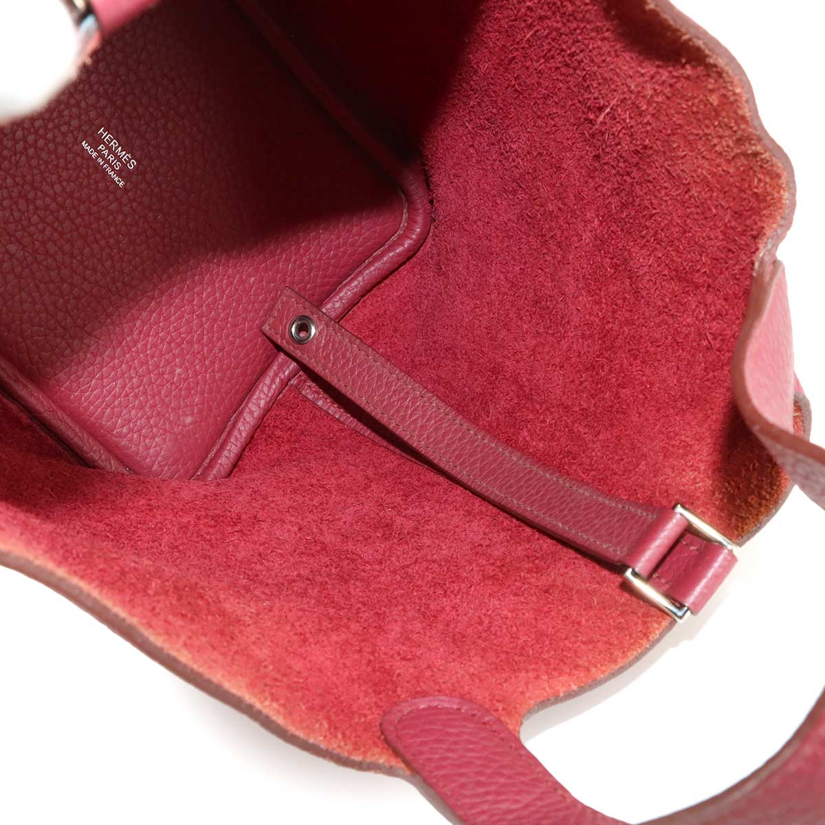 Picotin Lock PM Hand Bag Taurillon Clemence Bois de Rose