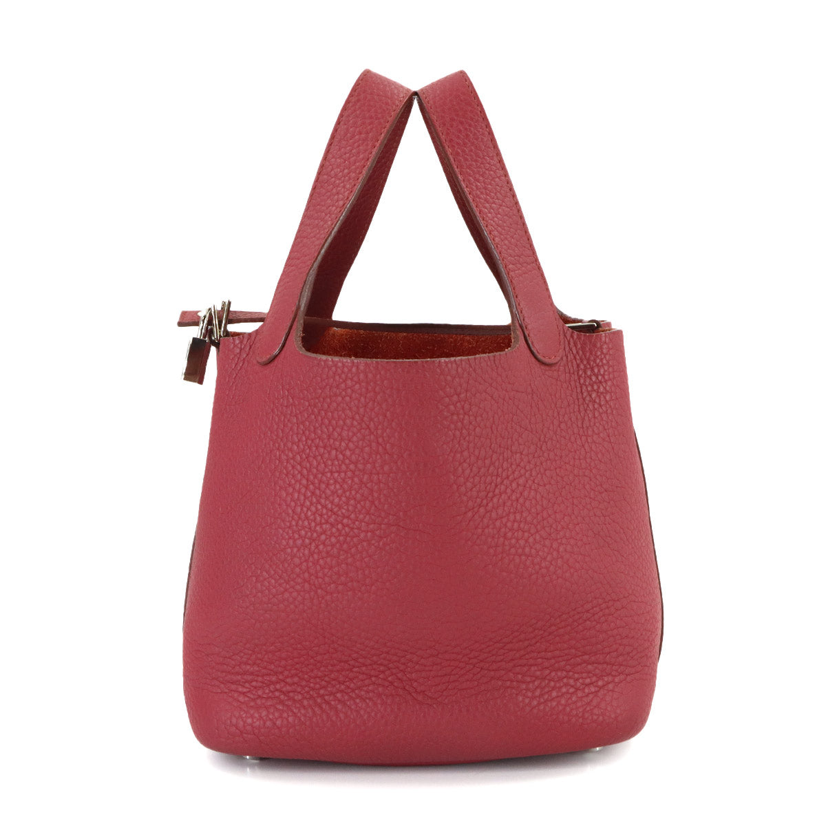 Picotin Lock PM Hand Bag Taurillon Clemence Bois de Rose