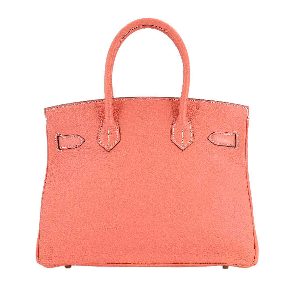 Birkin 30 Taurillon Clemence Crevette Hand Bag Purse Pink