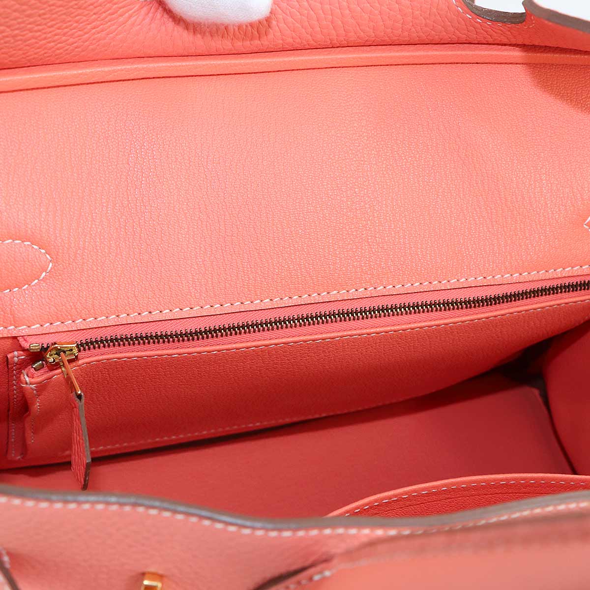 Birkin 30 Taurillon Clemence Crevette Hand Bag Purse Pink