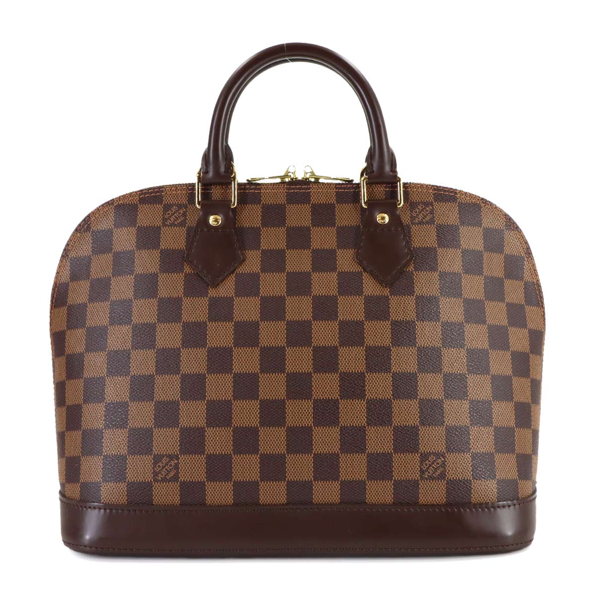 Damier Alma PM Hand Bag Ebene Brown N51131 Purse