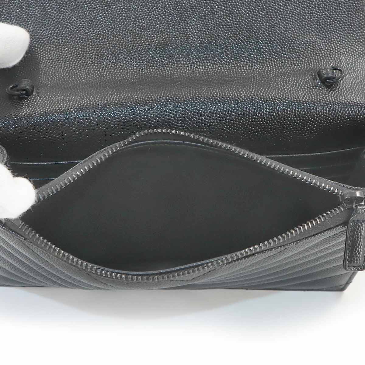 Cassandre Envelope Chain Wallet Leather 695108