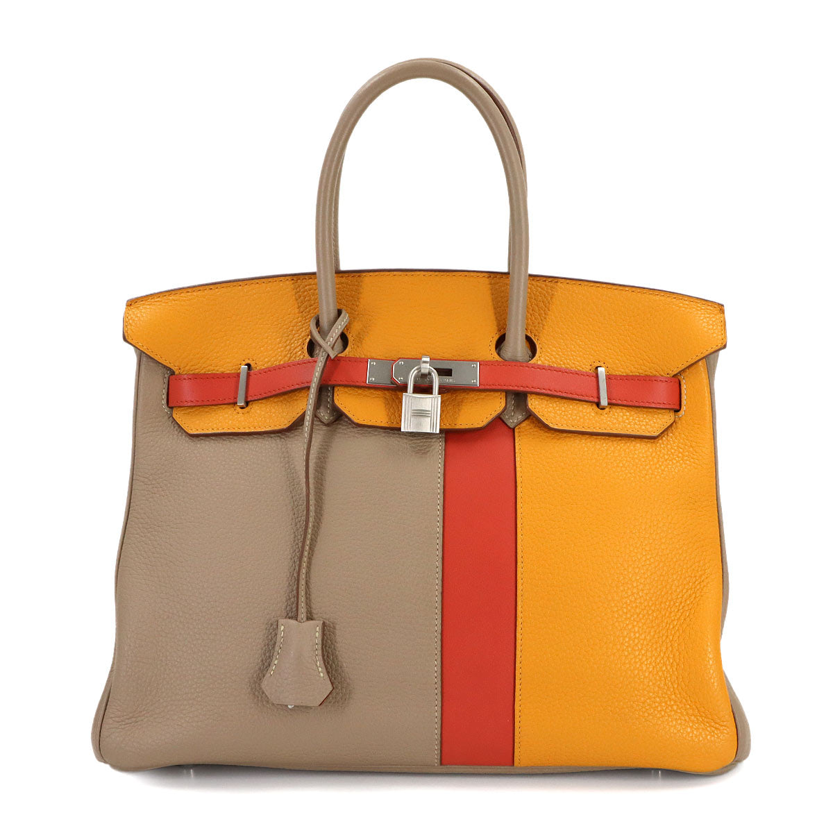 Birkin 35 Casaque Taurillon Clemence Veau Swift Gris Tourterelle