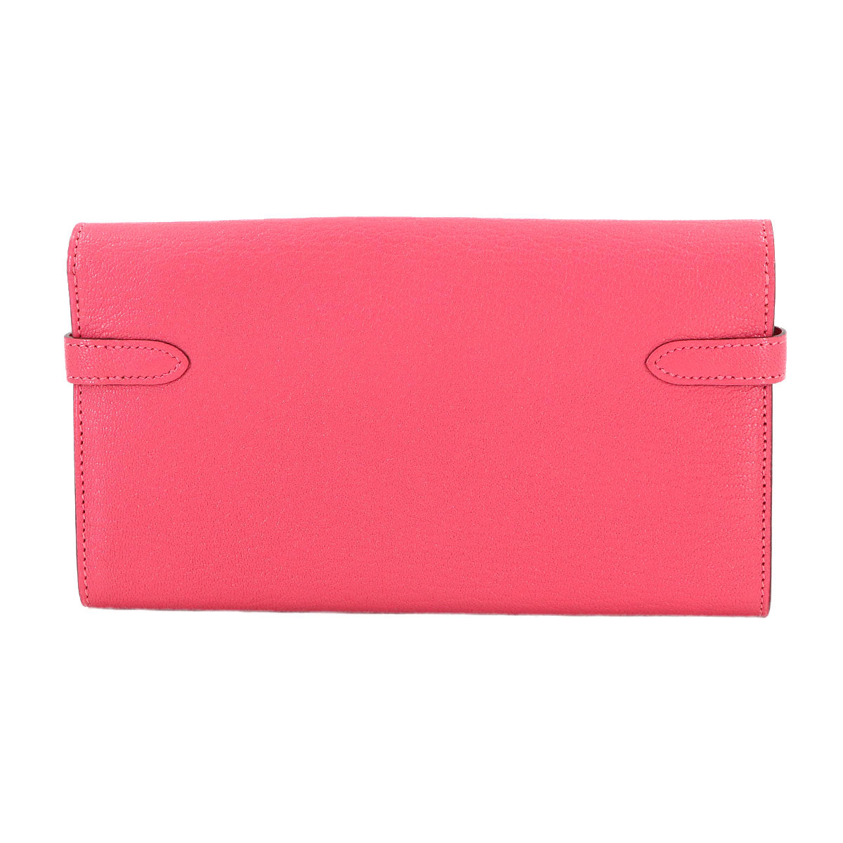 Kelly Wallet Chevre Rose Lipstick Purse