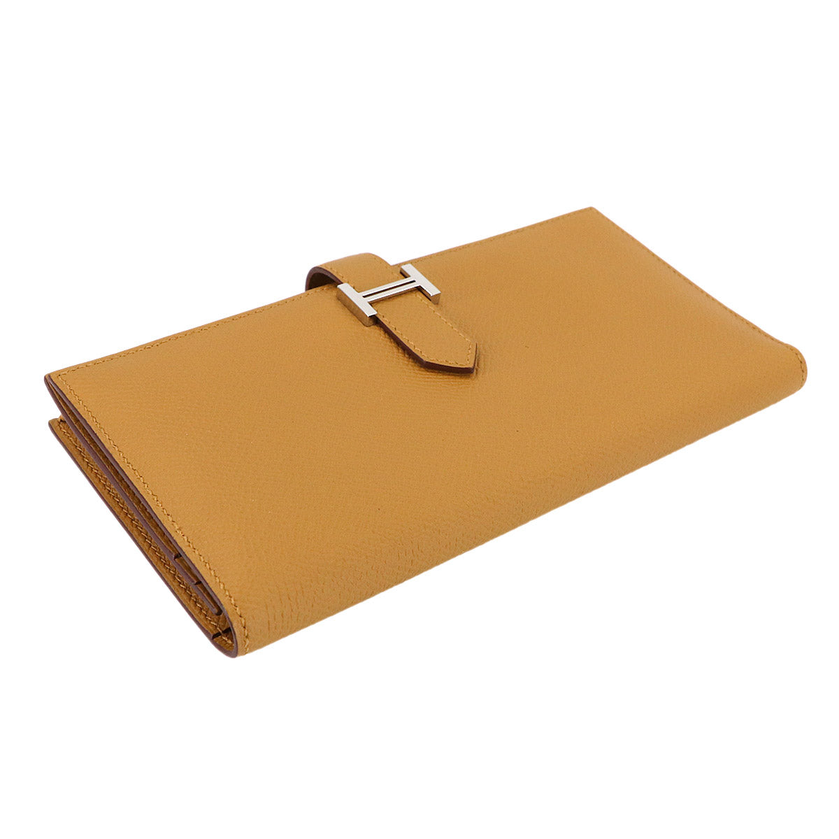 Bearn Souffle Long Wallet Veau Epsom Sesami Purse
