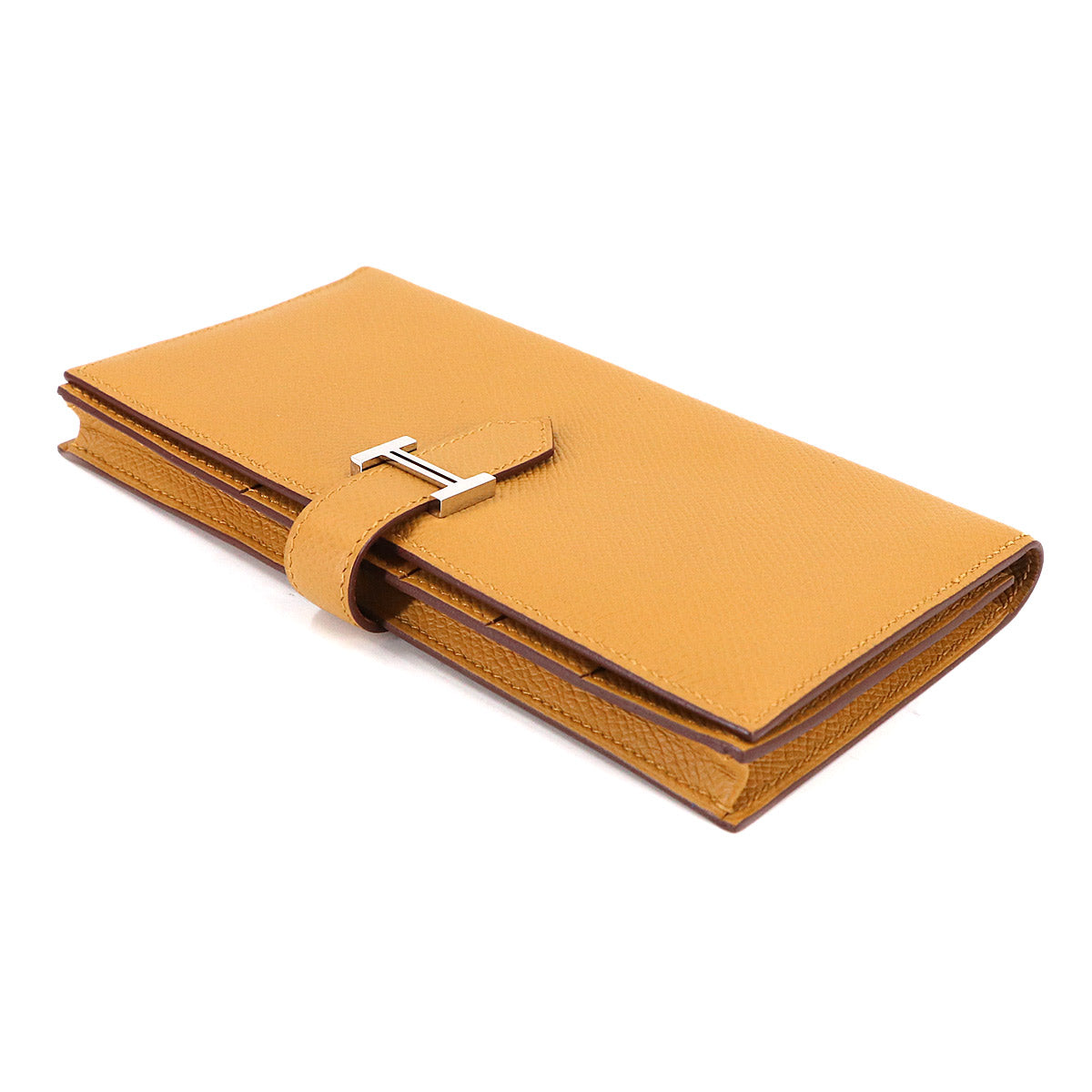 Bearn Souffle Long Wallet Veau Epsom Sesami Purse