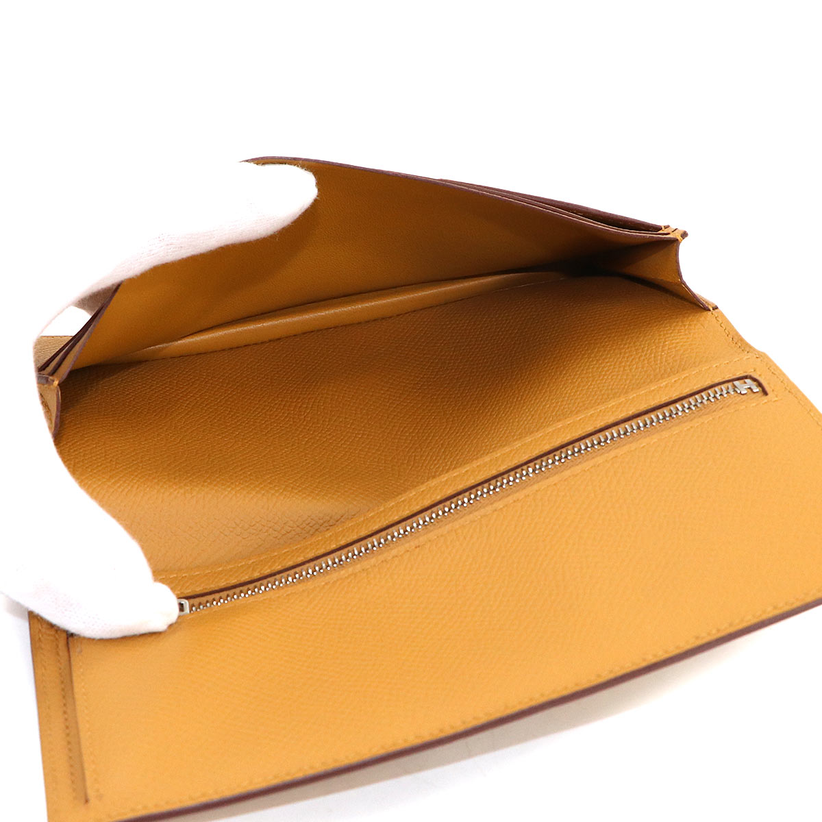 Bearn Souffle Long Wallet Veau Epsom Sesami Purse