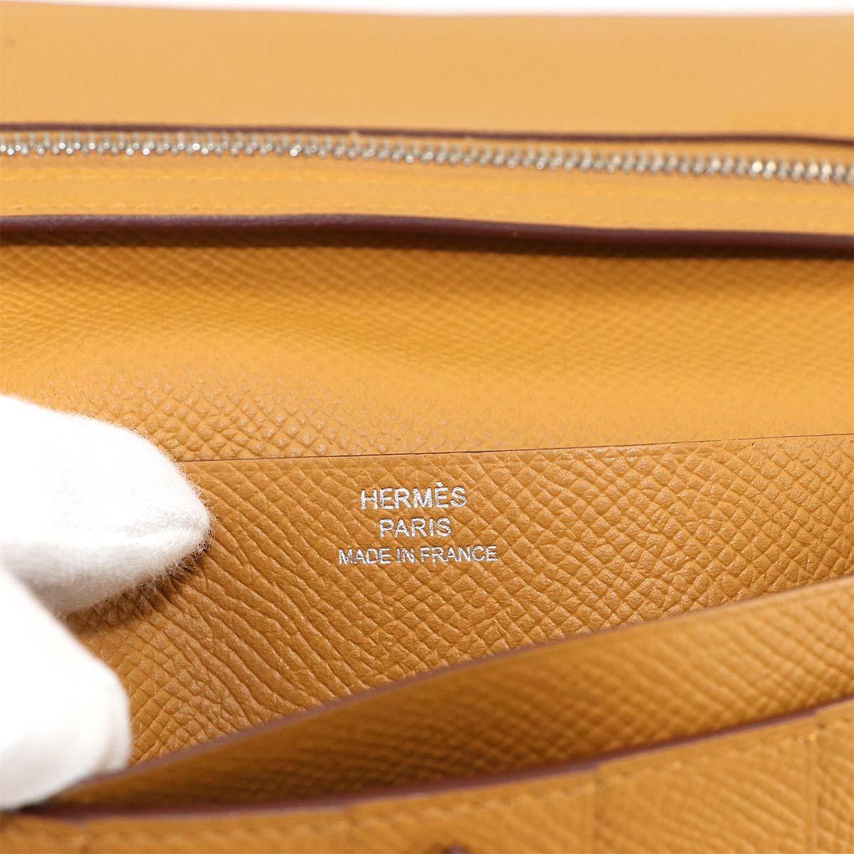 Bearn Souffle Long Wallet Veau Epsom Sesami Purse
