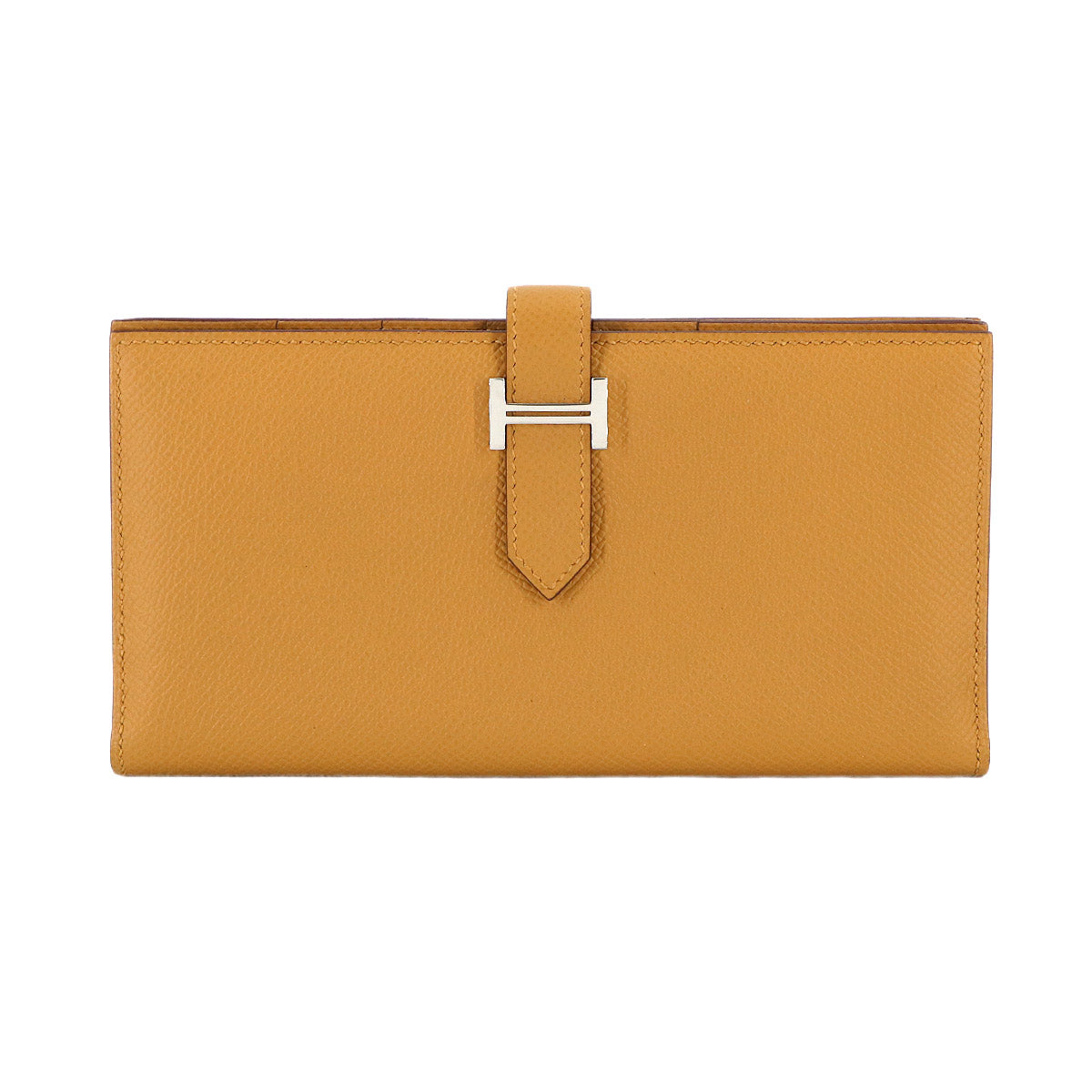 Bearn Souffle Long Wallet Veau Epsom Sesami Purse