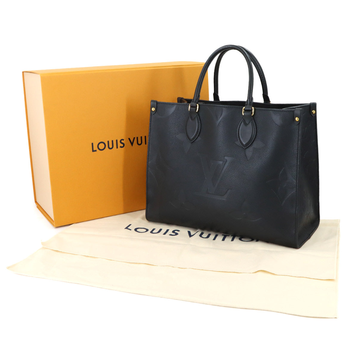 Monogram Empreinte Onthego MM Tote Shoulder Bag M45595