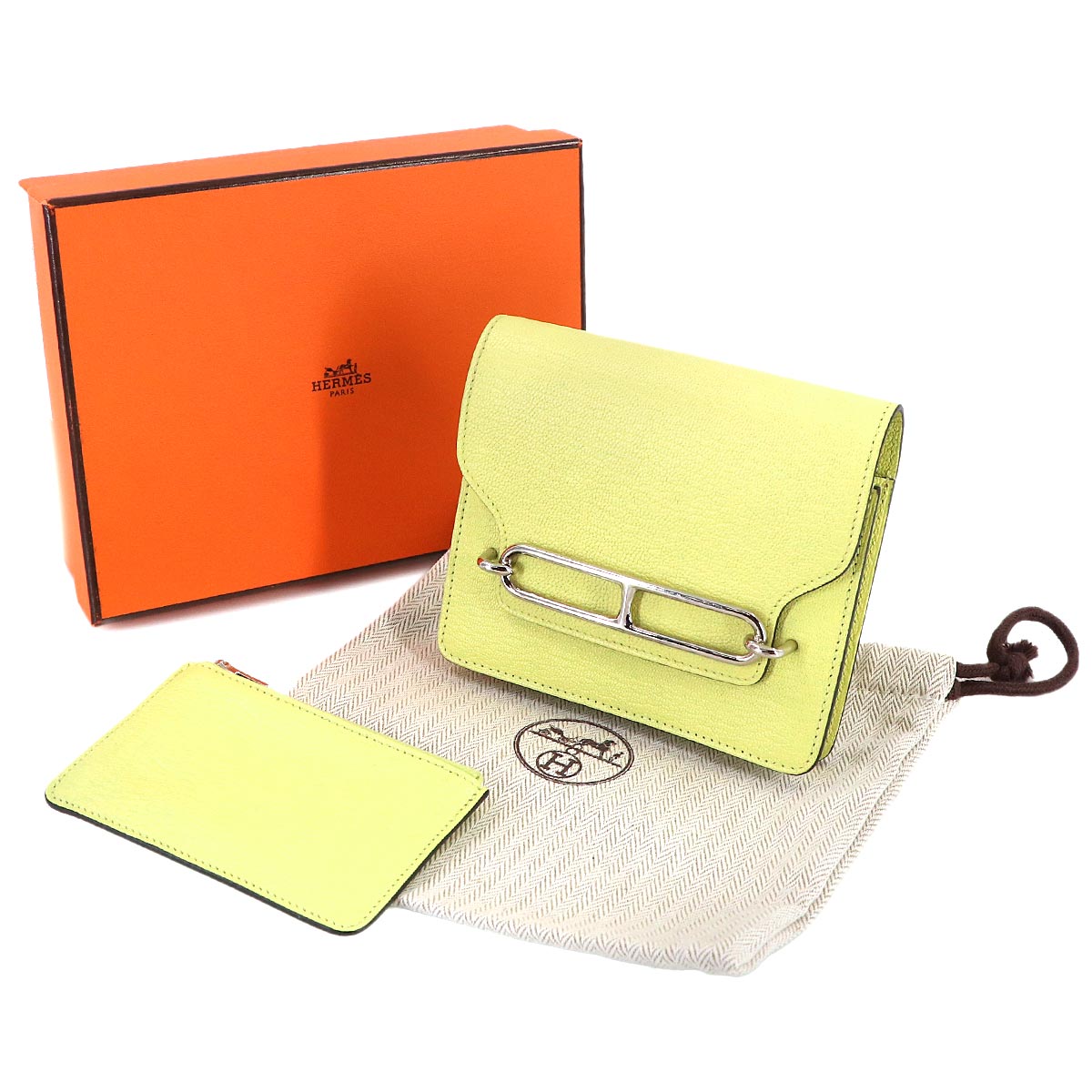 Roulis Slim Wallet Ever Color Jaune Bourgeon Purse