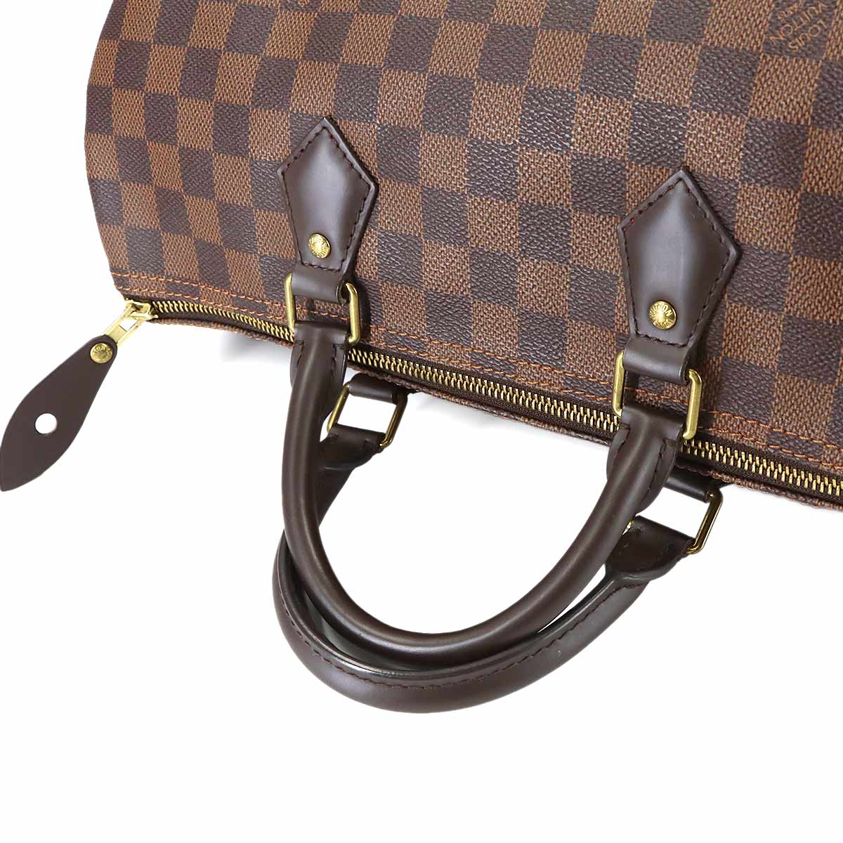 Damier Speedy 35 Hand Bag Ebene N41363 Brown Purse
