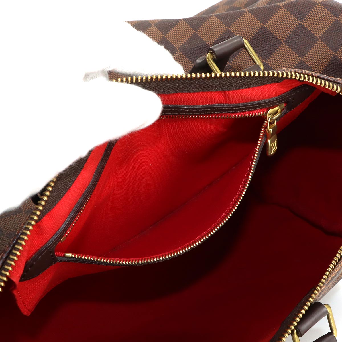 Damier Speedy 35 Hand Bag Ebene N41363 Brown Purse