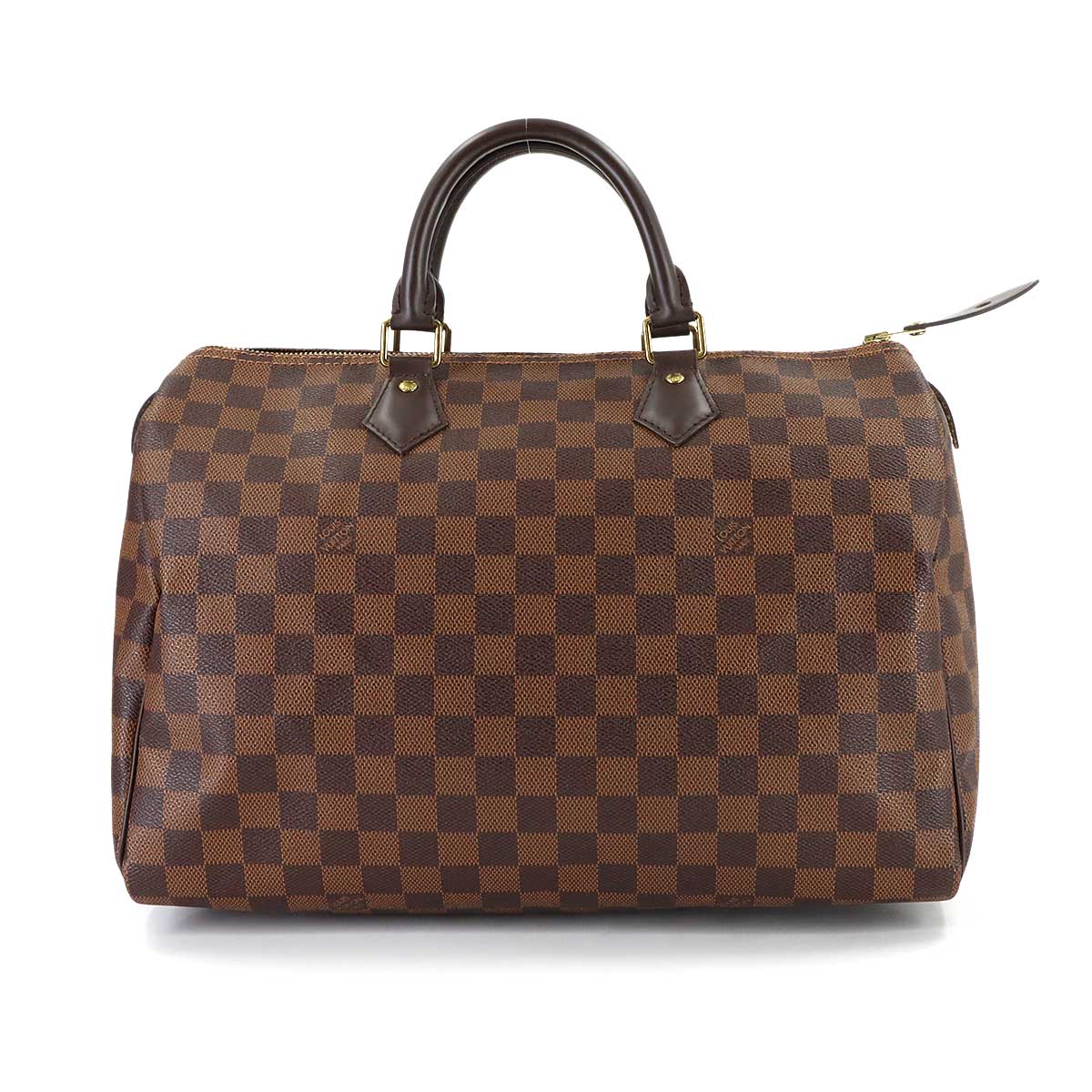 Damier Speedy 35 Hand Bag Ebene N41363 Brown Purse
