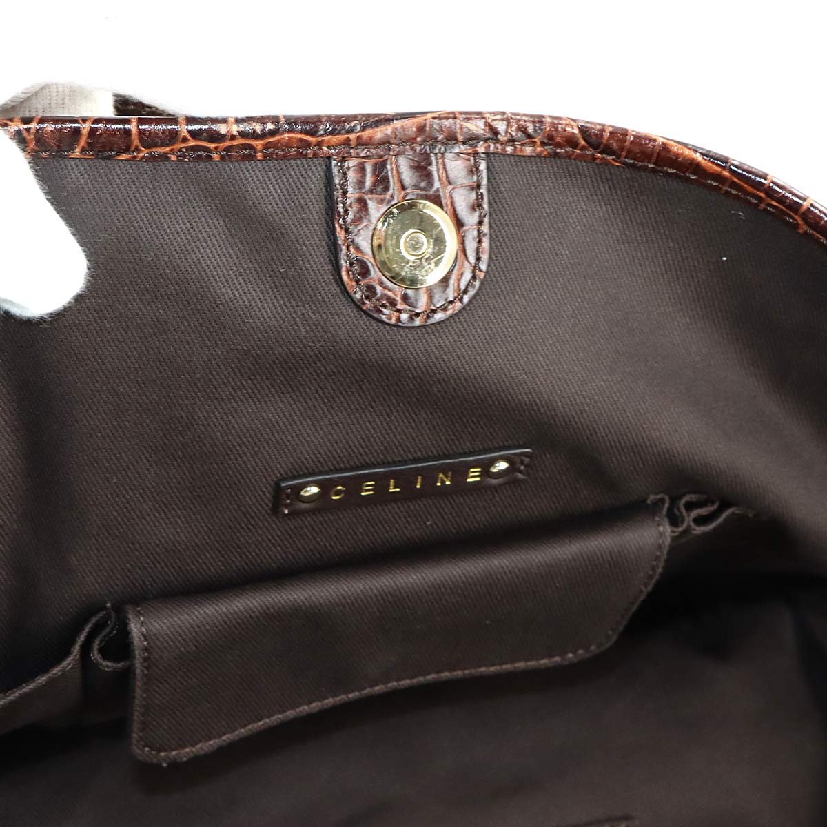 Macadam Tote Bag Canvas Leather Brown Purse