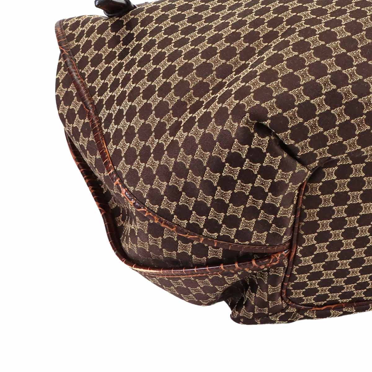 Macadam Tote Bag Canvas Leather Brown Purse