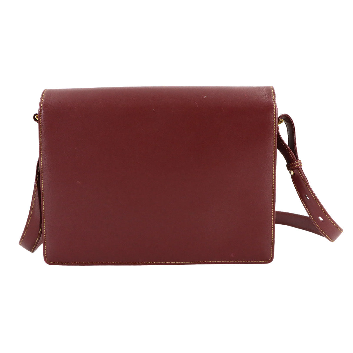 Must Line Shoulder Bag Leather Bordeaux Purse