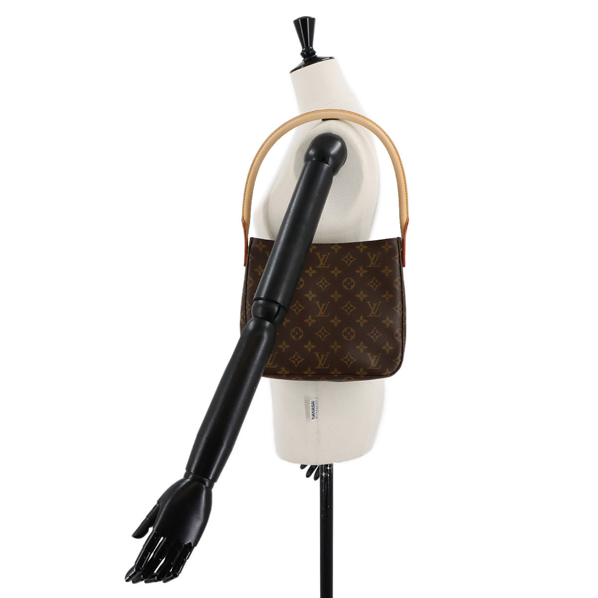 Monogram Looping MM Shoulder Bag Brown M51146 Purse