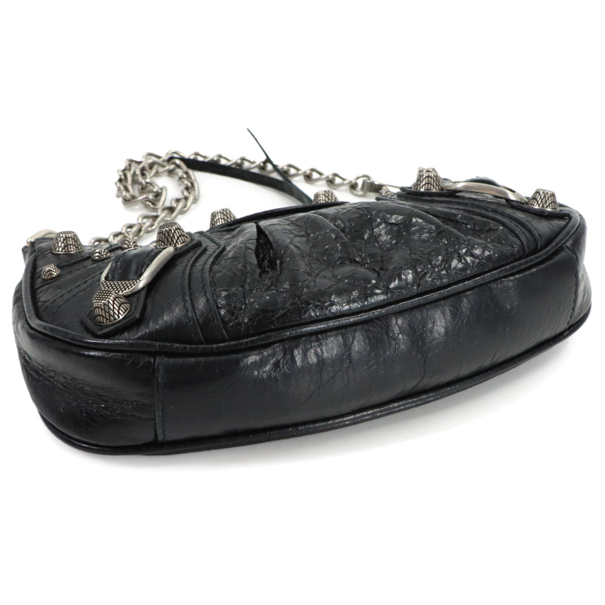 Le Cagole Mini Chain Hand Shoulder Bag Bkack 695814