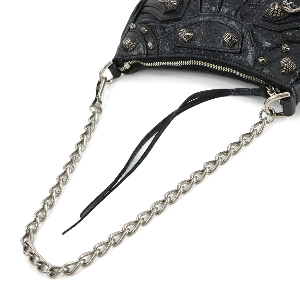 Le Cagole Mini Chain Hand Shoulder Bag Bkack 695814