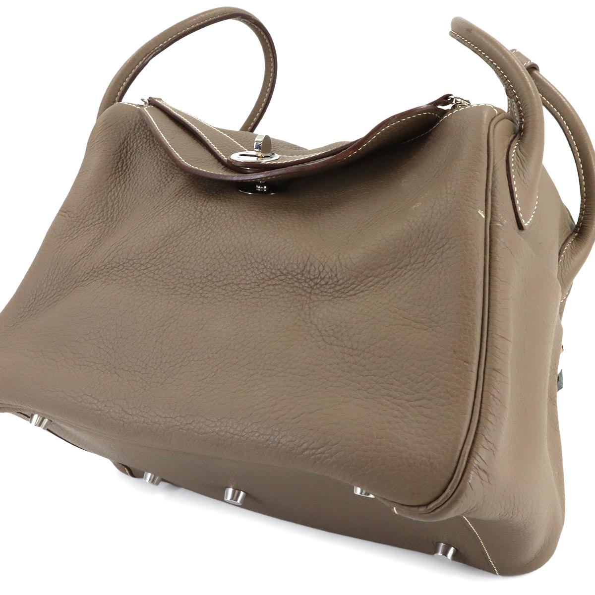 Lindy 30 2way Hand Shoulder Bag Taurillon Clemence Etoupe