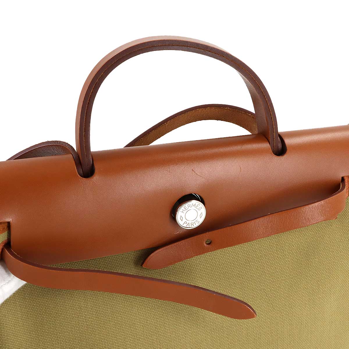Her Bag Zip Retourne 31 PM Hand Shoulder Bag Toile Militaire