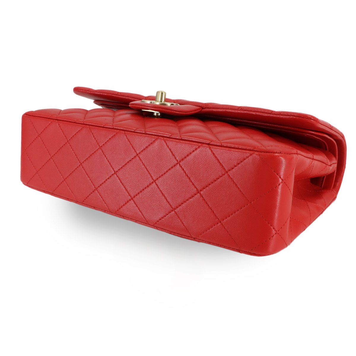 Matelasse 25 Chain Shoulder Bag Leather Red A01112 11.12