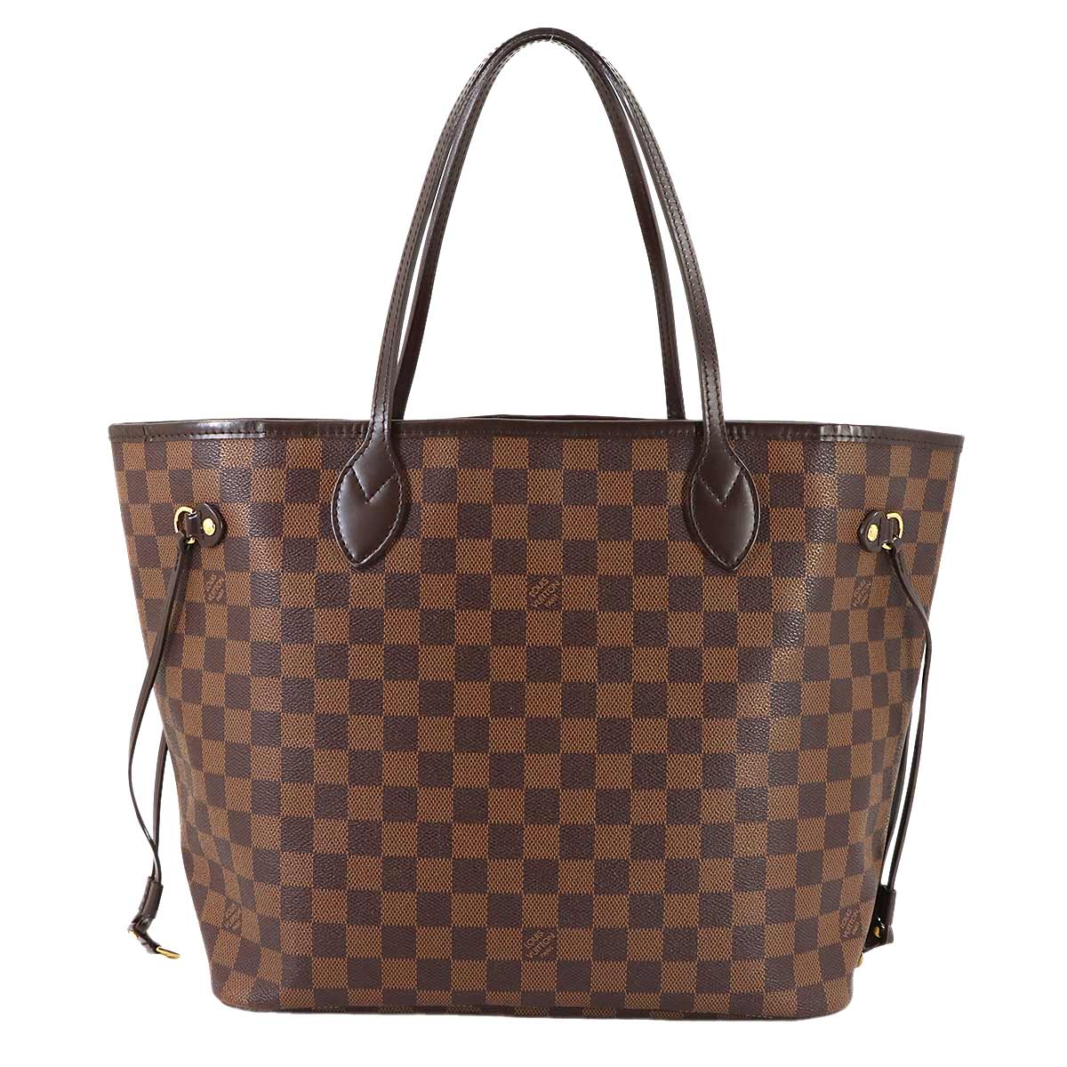 Damier Neverfull MM Tote Bag Ebene Cerise N51105 Purse