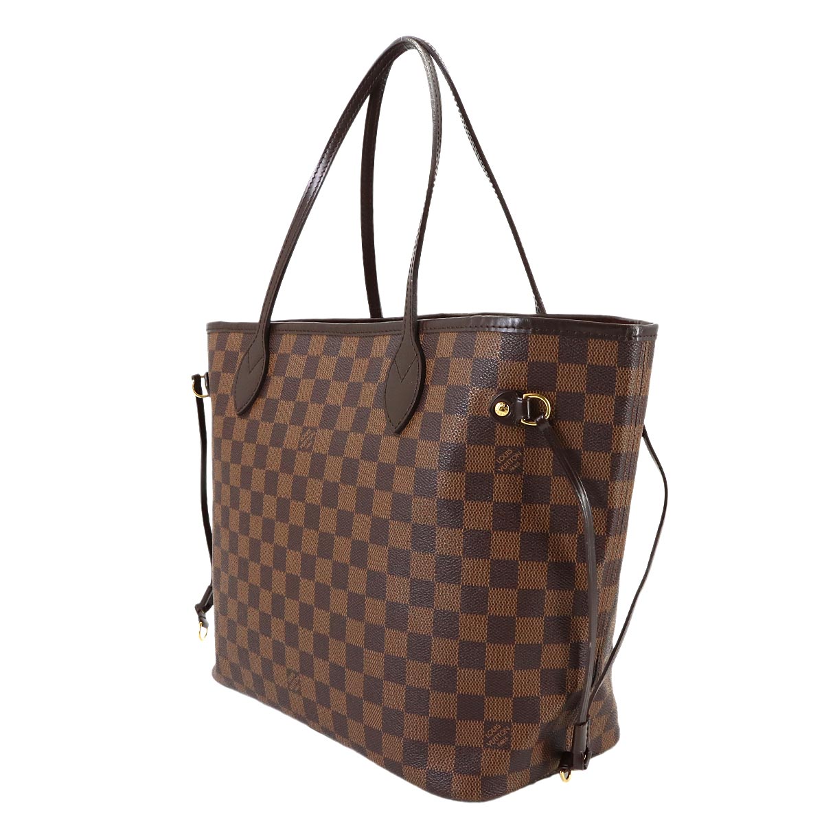 Damier Neverfull MM Tote Bag Ebene Cerise N51105 Purse