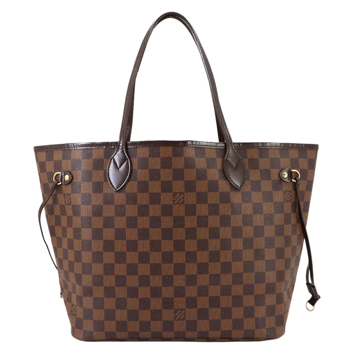 Damier Neverfull MM Tote Bag Ebene Cerise N51105 Purse