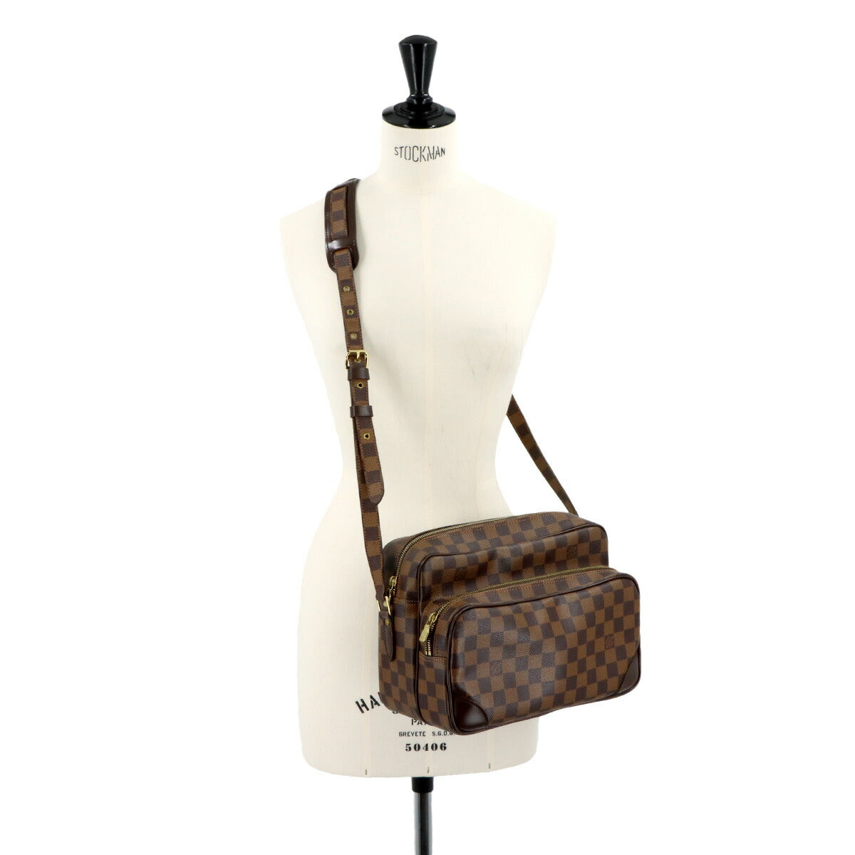 Damier Nile SPO Shoulder Bag Ebene N48062 Purse