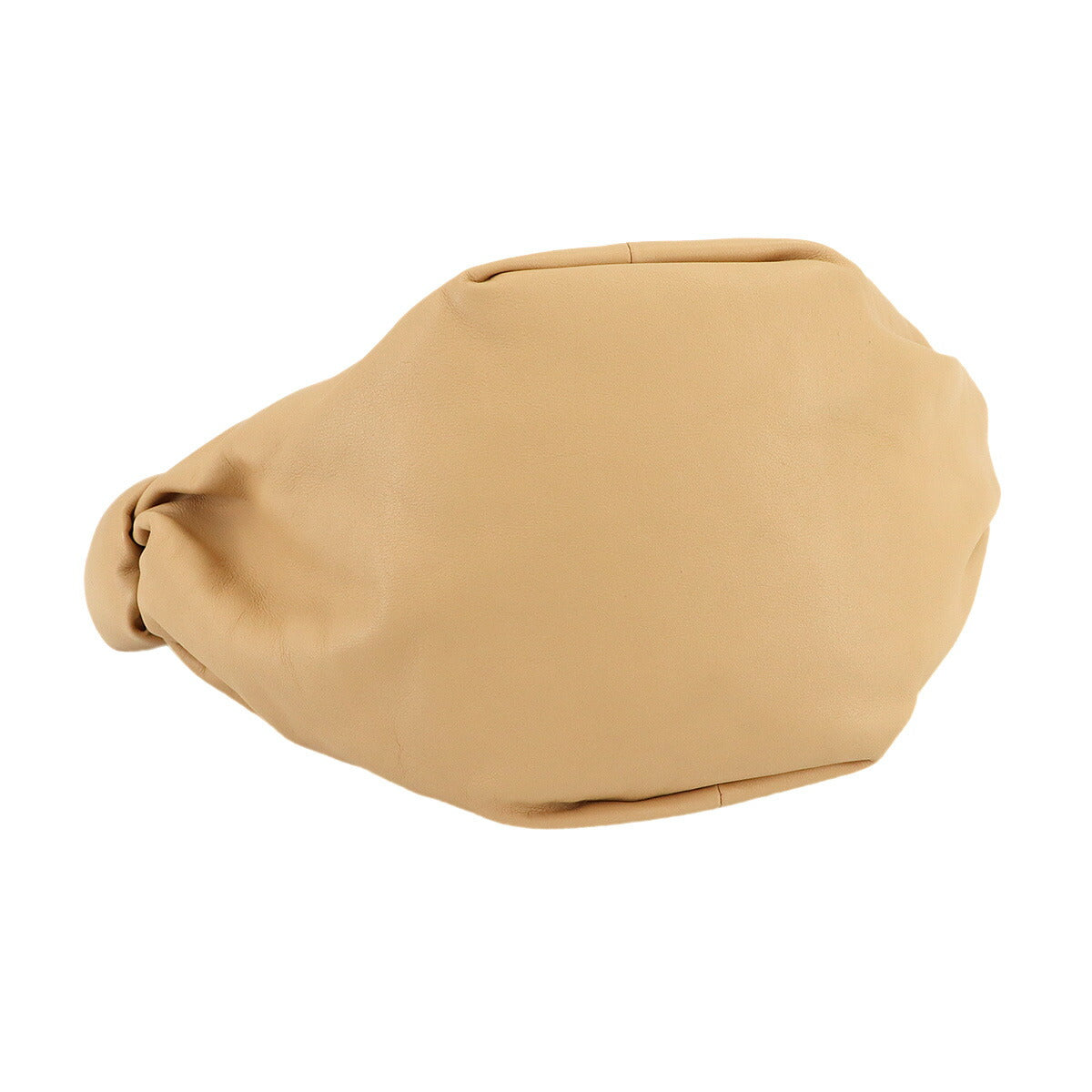 Double Knot Hand Bag Leather Beige 629635 Purse