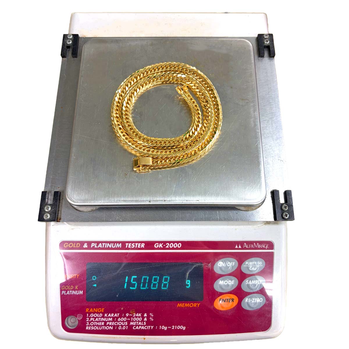 Kihei chain Necklace 18K YG 750