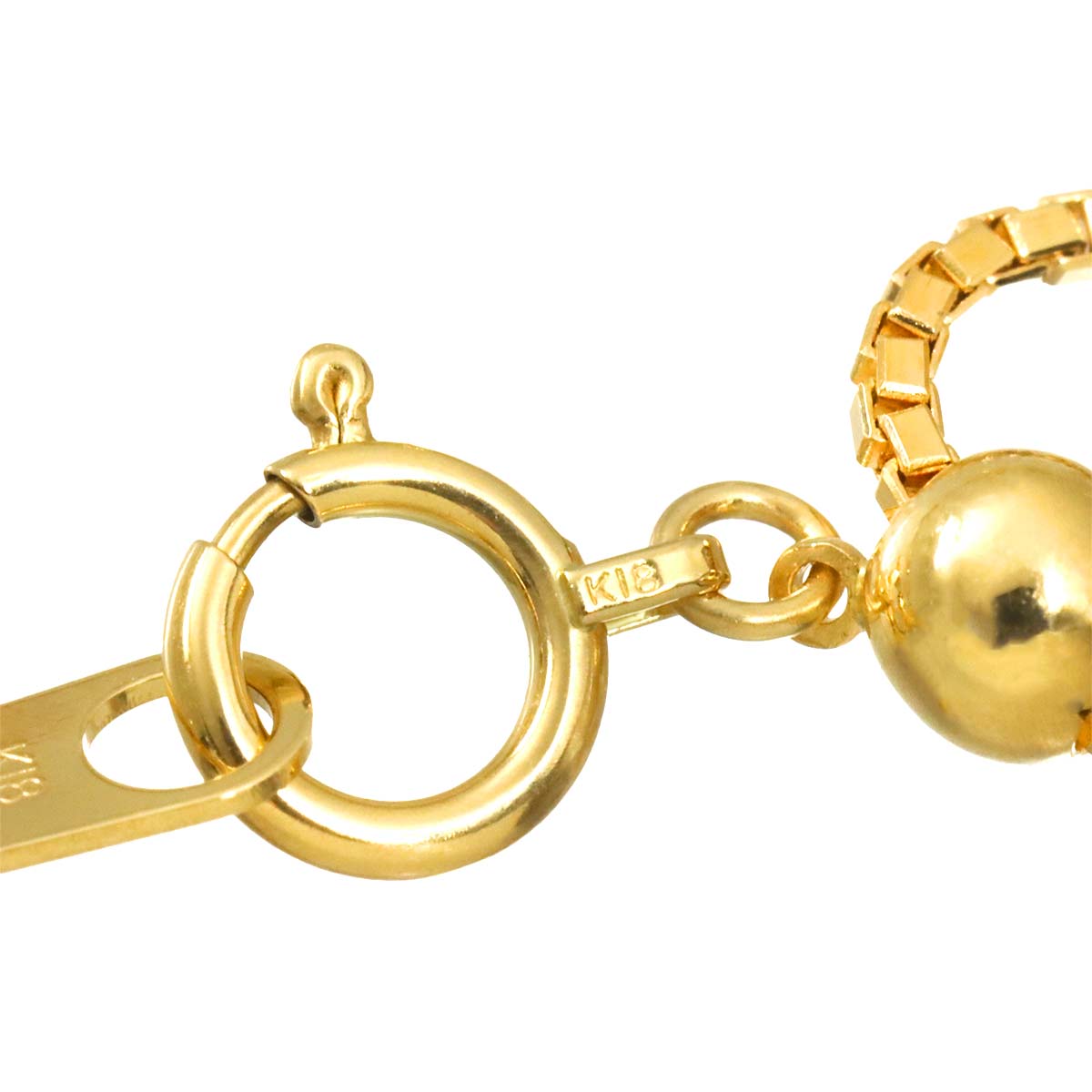 Diamond 0.80ct Necklace 18K YG Yellow Gold 750
