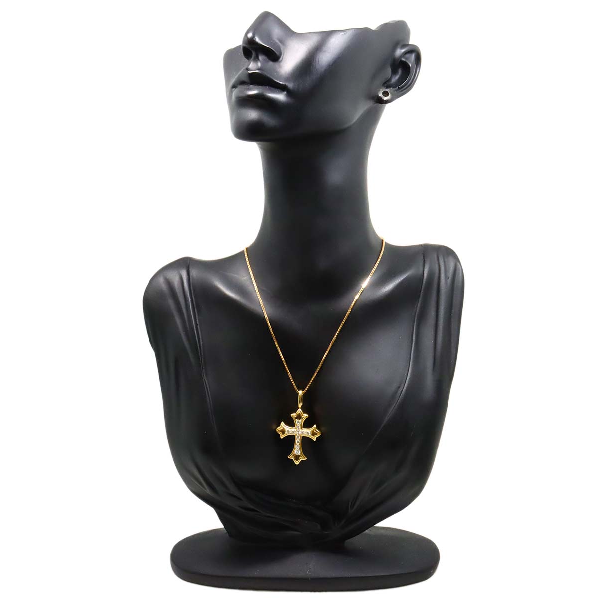 Diamond 0.80ct Necklace 18K YG Yellow Gold 750