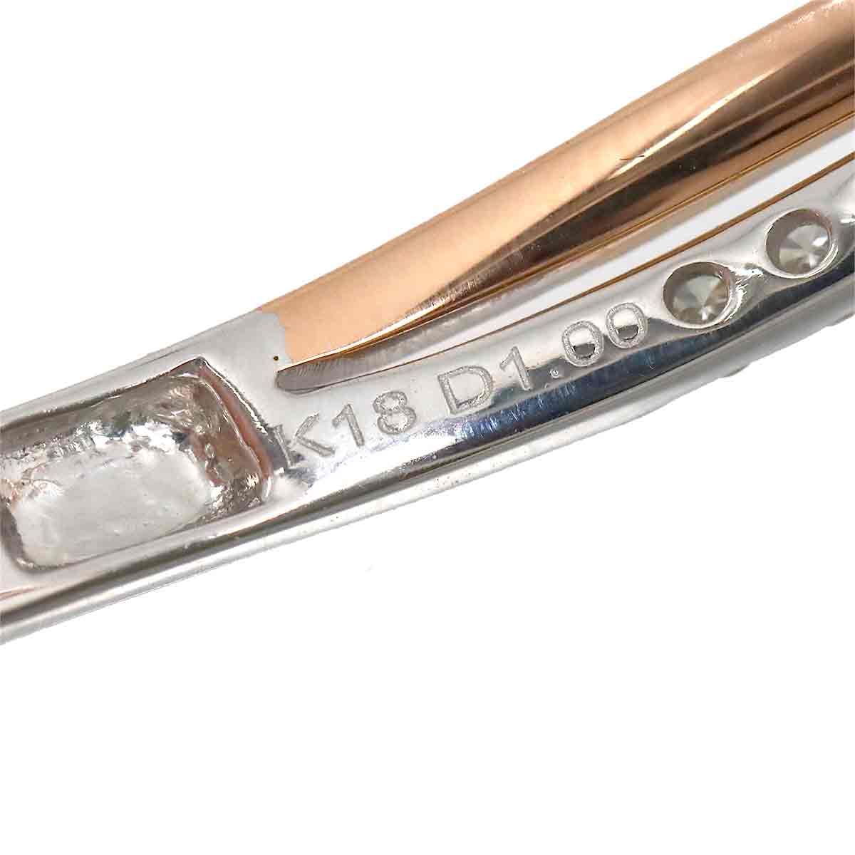 Diamond 1.00ct Bracelet 18K K18 WG PG White Pink Gold 750