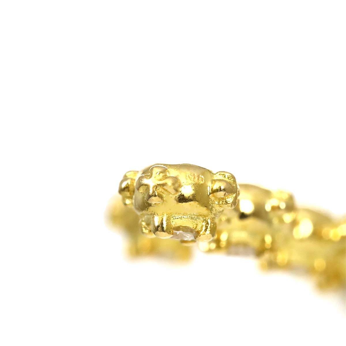 Diamond 0.22ct Necklace 18K YG Yellow Gold 750