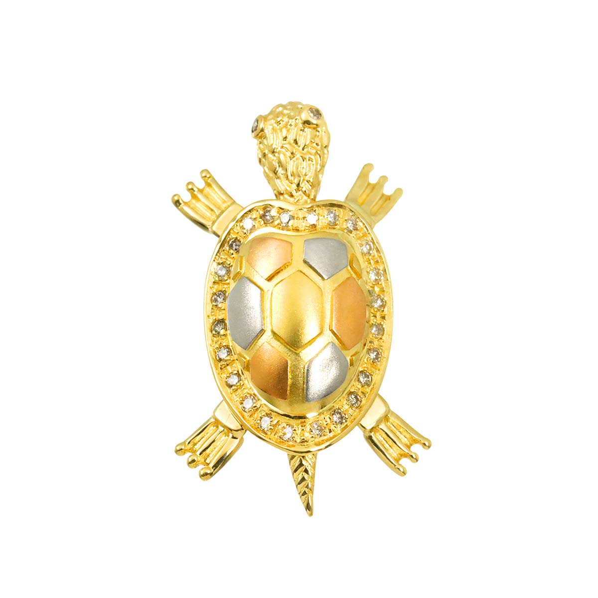 moonstone 0.26ct Pendant 18K 24K YG Pt 750