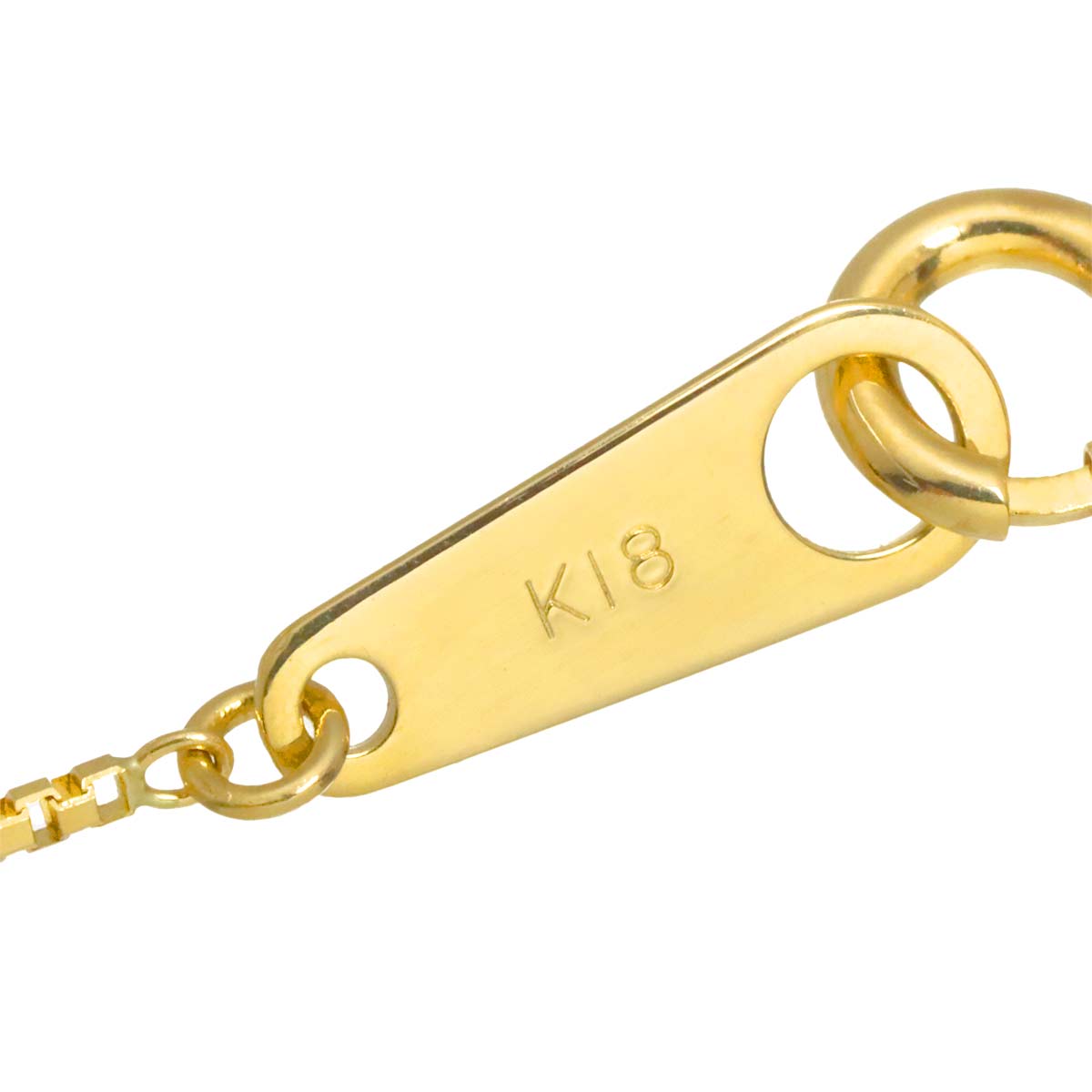 Diamond 0.18ct Necklace 18K YG Yellow Gold 750