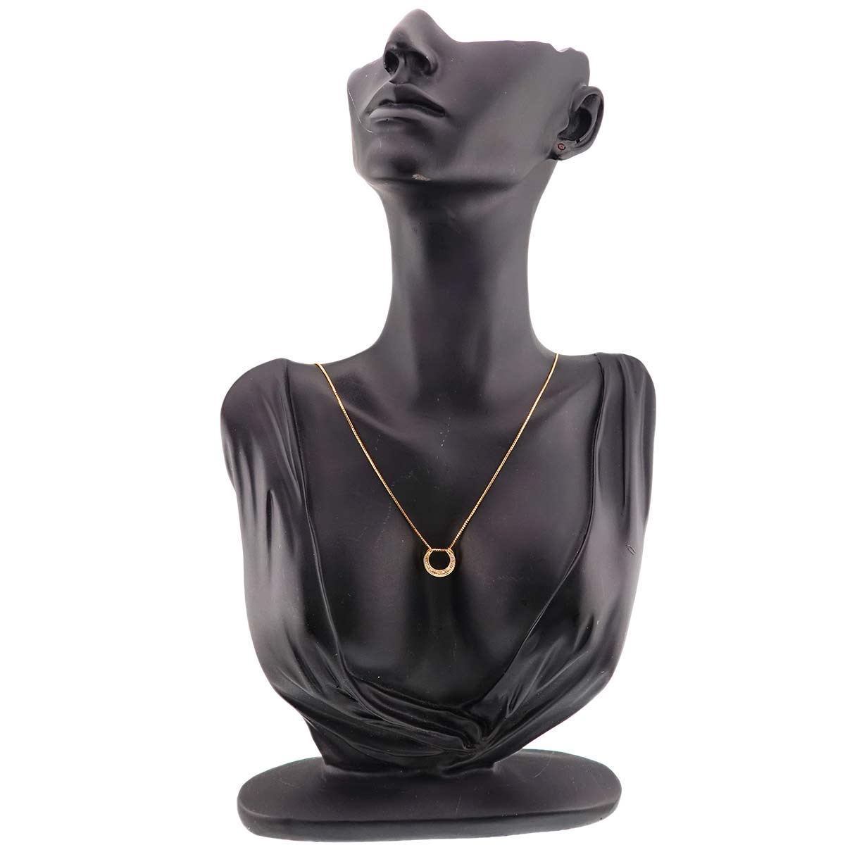 Diamond 0.18ct Necklace 18K YG Yellow Gold 750