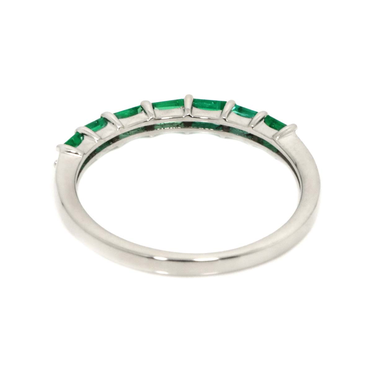 Emerald 0.30ct Ring Pt Platinum size6.25-6.5(US)