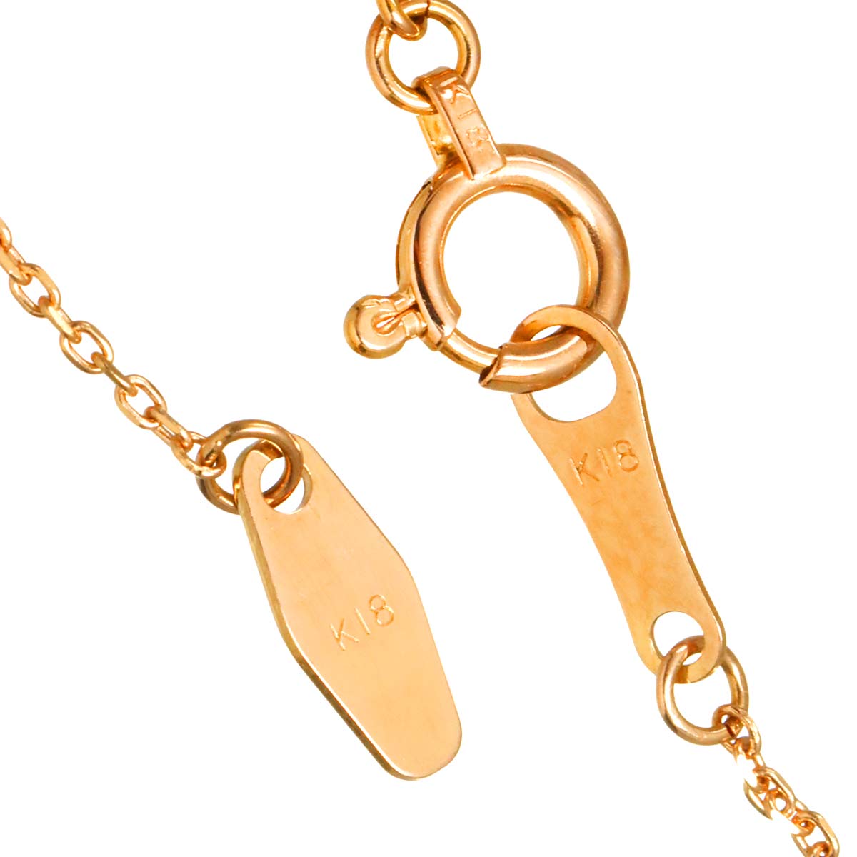 Diamond 0.721ct/0.10ct Necklace 18K Pink Gold 750