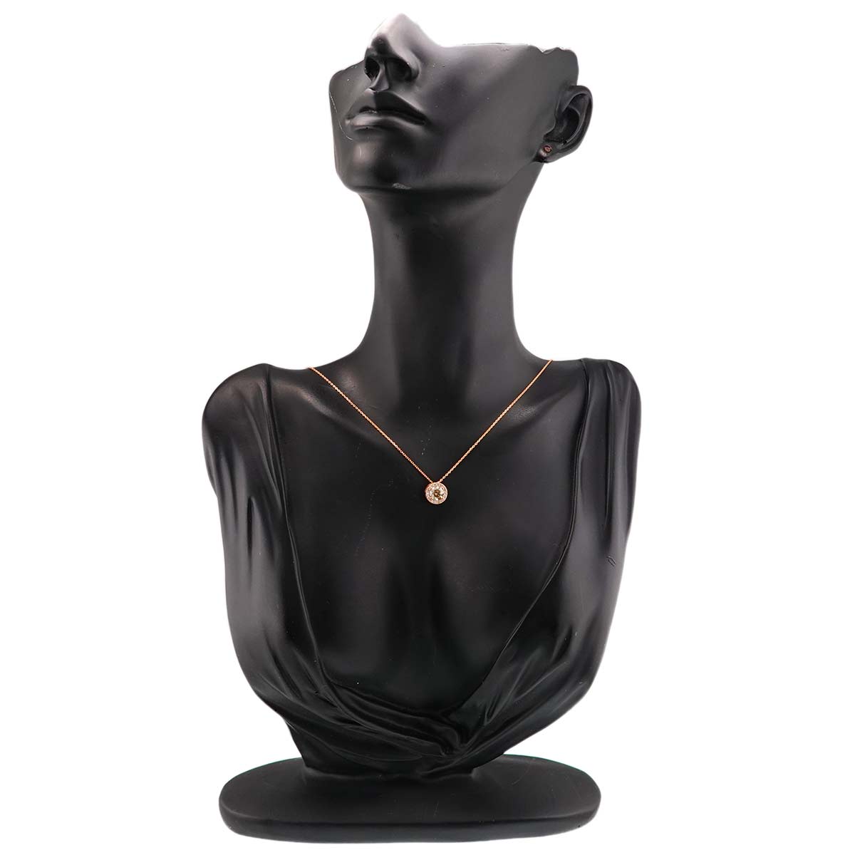 Diamond 0.721ct/0.10ct Necklace 18K Pink Gold 750