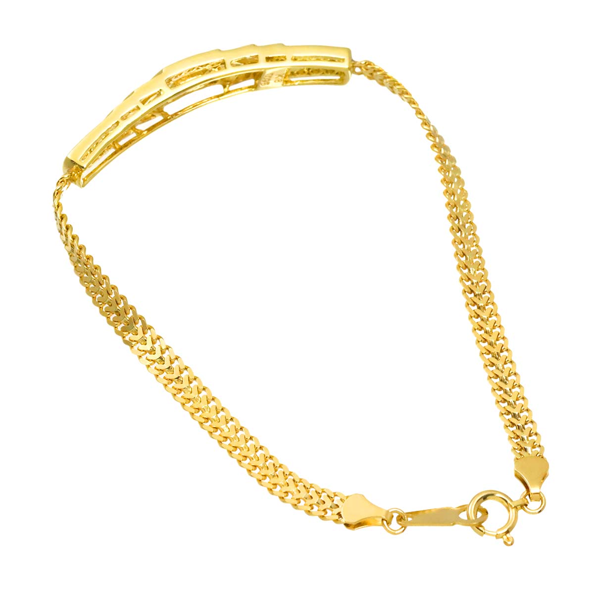 Diamond 0.95ct Bracelet K18 YG Yellow Gold 750
