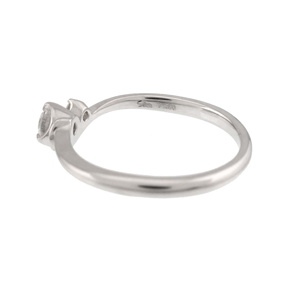 Diamond 0.17ct Ring Pt Platinum Size4.75-5(US)