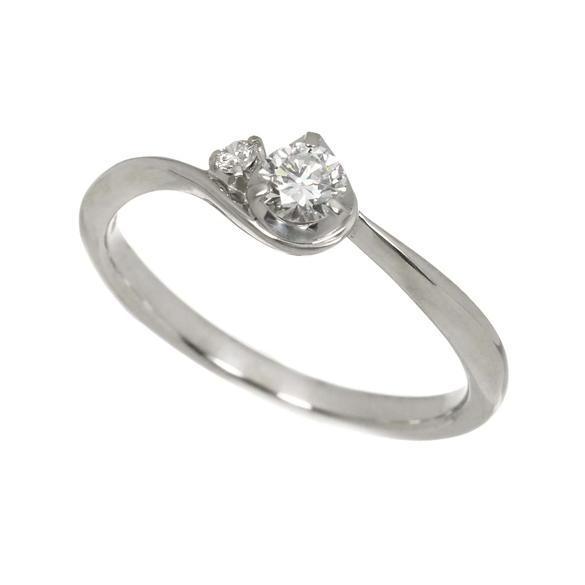 Diamond 0.17ct Ring Pt Platinum Size4.75-5(US)