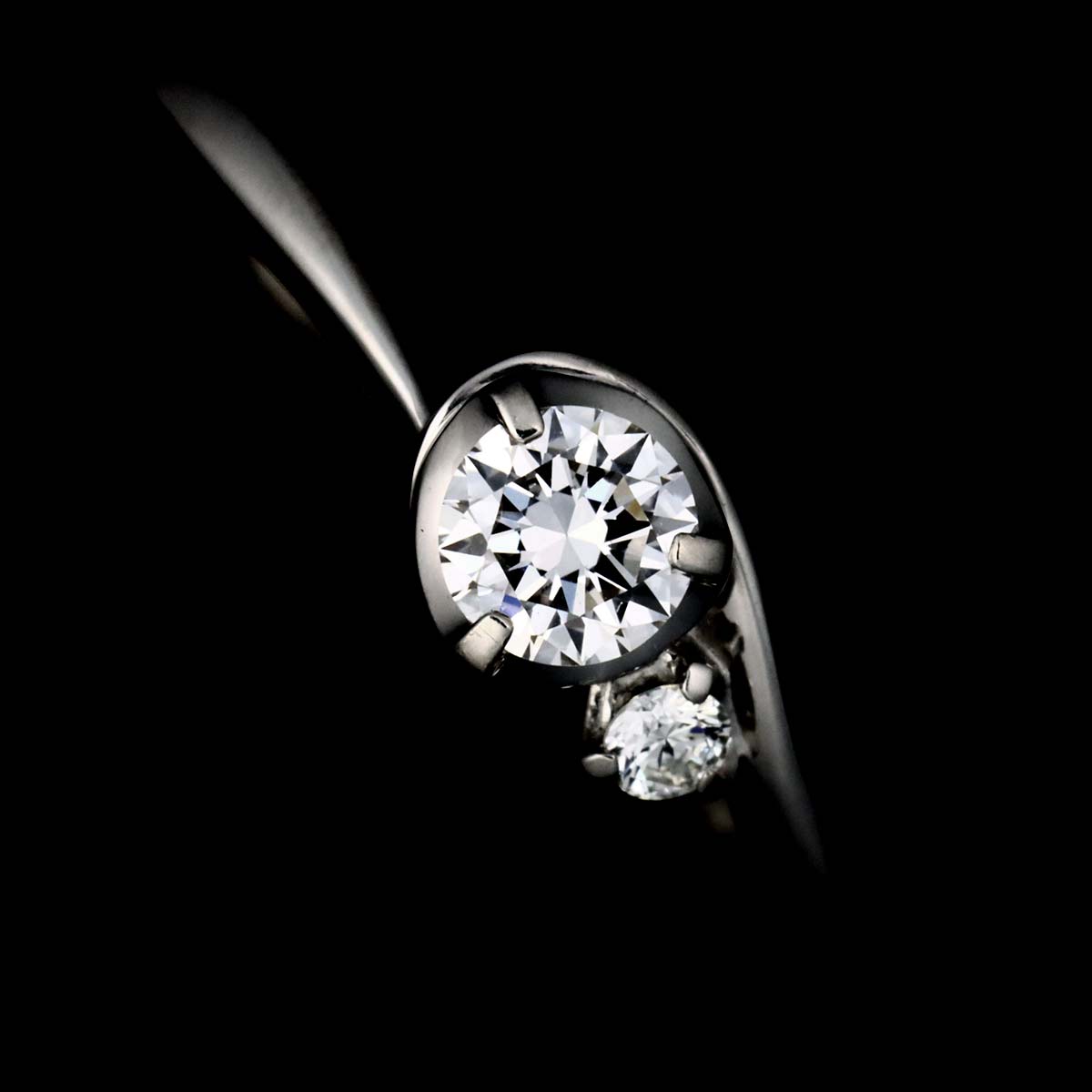 Diamond 0.17ct Ring Pt Platinum Size4.75-5(US)