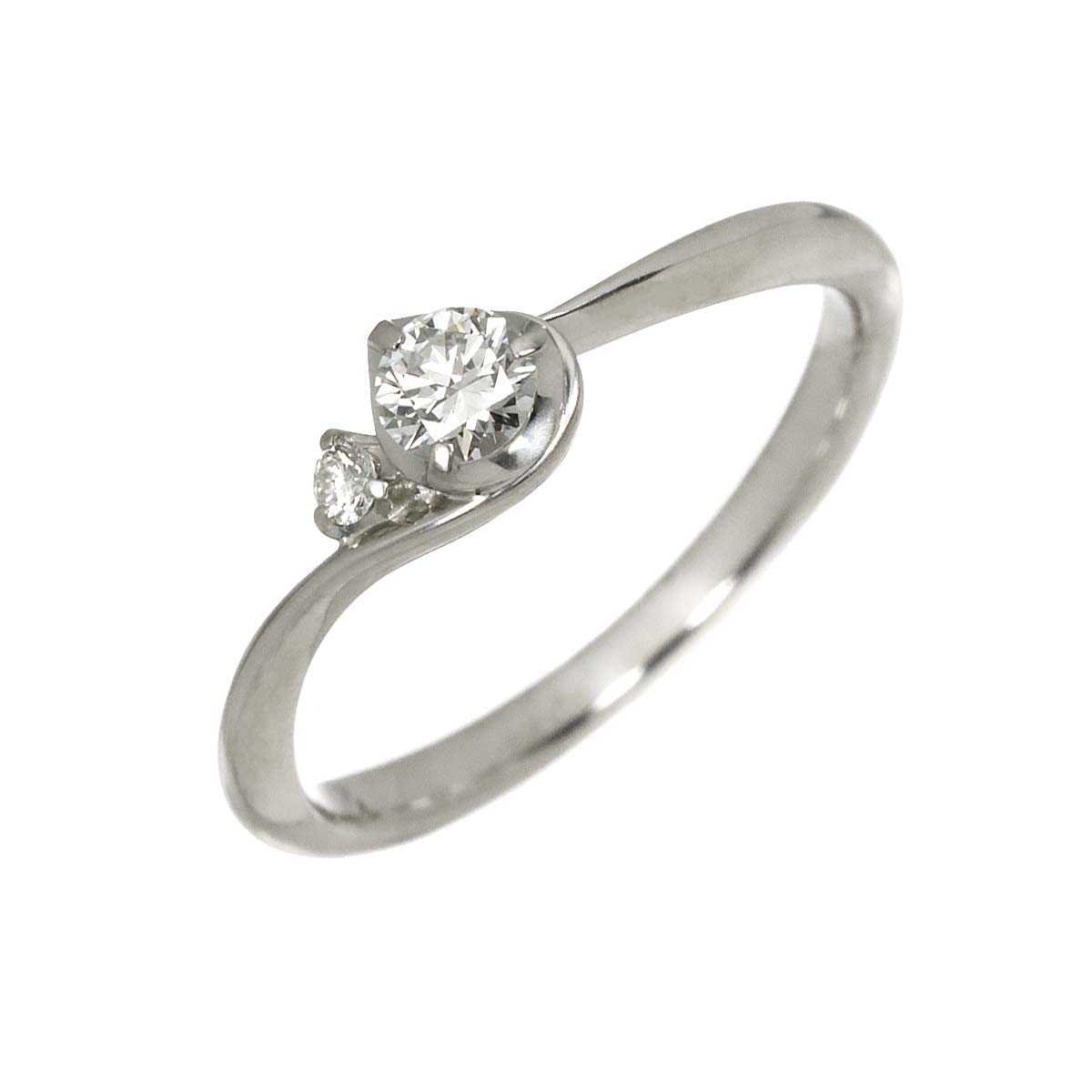 Diamond 0.17ct Ring Pt Platinum Size4.75-5(US)